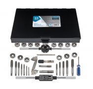 Набор метчиков и плашек 33пр.(метрич+дюйм)(М3х0.5,М4х0.7,М5х0.8,М6х1.0,М8х1.25,М10х1.5,М12х1.75;1/4, 64903 Sch-M033-3