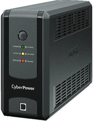 Интерактивный ИБП, CyberPower UT850EIG, выходная мощность 850VA/425W, AVR, USB, RJ11/RJ45,4 выходных разъема типа IEC C13