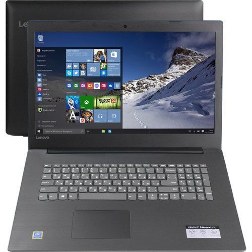 Ноутбук Lenovo IdeaPad 330-17IKB  17.3'' HD (1600x900) nonGLARE/Intel Core i3-7130U 2.70GHz Dual/4GB/1TB/GF MX110 2GB/noDVD/WiFi/BT4.1/0.3MP/USB-C/3cell/2.80kg/Windows 10 Home/1Y/BLACK