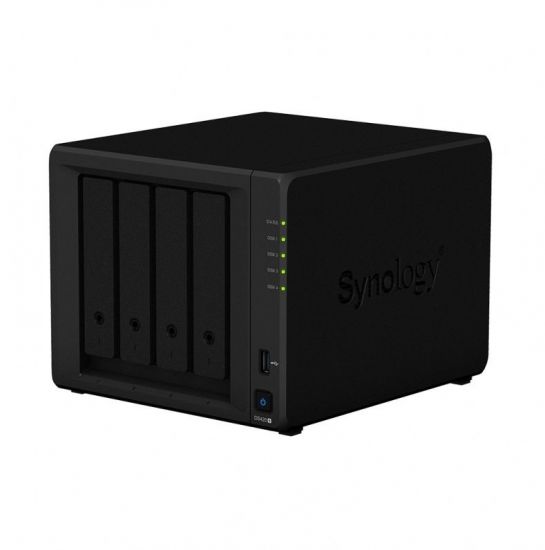 Сетевое хранилище Synology DiskStation DS420+ черный