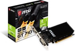 Видеокарта MSI GeForce GT 710, 2GB DDR3 64-bit 1xVGA 1xDVI 1xHDMI GT 710 2GD3H LP