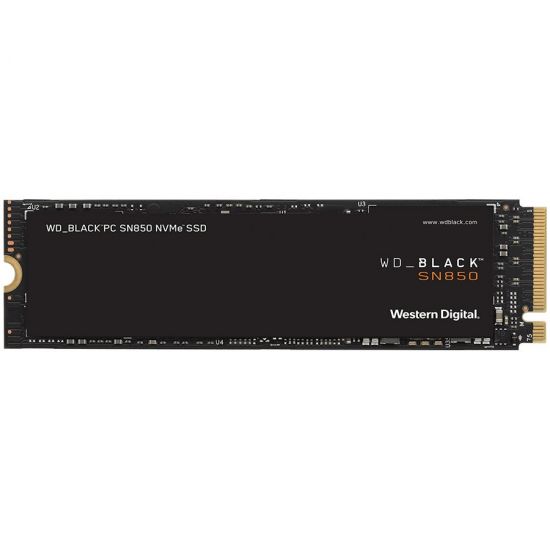 Твердотельный накопитель 1000GB SSD WD BLACK SN850 NVMe M.2 (2280) R7000Mb/s, W5300MB/s WDS100T1X0E