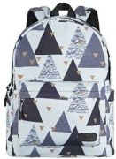 Рюкзак 2Е, TeensPack Triangles, белый