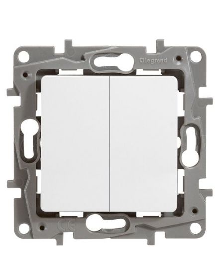 Legrand 672202 Выкл 2кл БЕЛ ETIKA