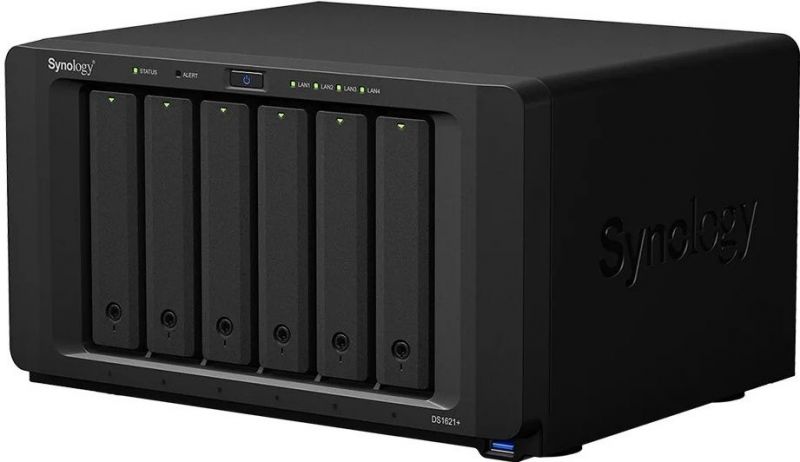 Сетевое оборудование Synology Сетевой NAS сервер DS1621+ 6xHDD