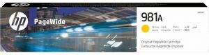 HP 981A Yellow Original PageWide Crtg для HP PageWide Enterprise Color 556,MFP 586