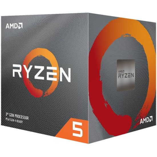 Процессор AMD Ryzen 5 2600 3,4Гц (3,9ГГц Turbo) Pinnacle Ridge 6-ядер 12 потоков, 3MB L2, 16MB L3, 65W, AM4, BOX YD2600BBAFBOX (Aналог Core i5-8400), Лучшая производительность многозадачности в своем классе для геймеров и разработчиков, Нет встроенной вид