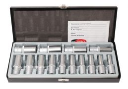 Набор головок глубоких 14 предметов 1/2" в мет.кейсе ROCKFORCE RF-4143-5 11853