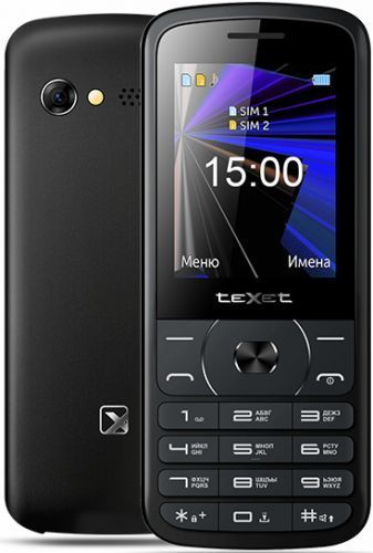 Мобильный телефон Texet TM-D229 черный