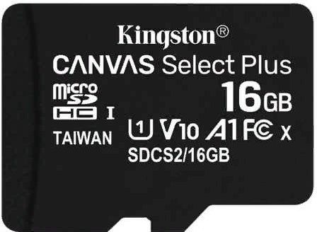 Карта памяти Kingston SDCS2/16GBSP Class 10 16GB, без адаптера