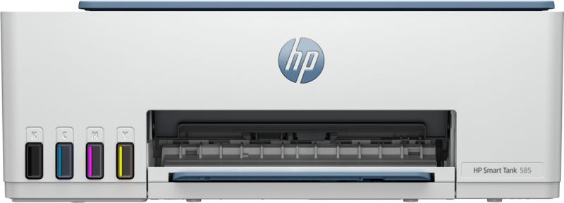 МФУ HP 1F3Y4A Smart Tank 585 Wireless (A4) /White with blue cover/ ,Color Ink Printer/Scanner/Copier, 1200 dpi, 12/5 ppm, 980MHz, Duty 1000p, Tray 800, USB, WiFi, Bluetooth МФУ HP 1F3Y4A Smart Tank 585 Wireless (A4) /White with blue cover/ ,Color Ink Printer/Scanner/Copier, 1200 dpi, 12/5 ppm, 980MHz, Duty 1000p, Tray 800, USB, WiFi, Bluetooth