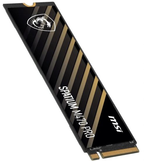 Твердотельный накопитель 1000Gb SSD MSI SPATIUM M470 PRO PCIe 4.0 NVMe M.2 1TB R6000Mb/s W4500MB/s SPATIUM M470 PCIe 4.0 NVMe M.2 1TB MTBF > 1,5млн.часов S78-440L0J0-P83