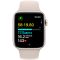 Apple Watch SE GPS 44mm Starlight Aluminium Case with Starlight Sport Band - M/L,Model A2723