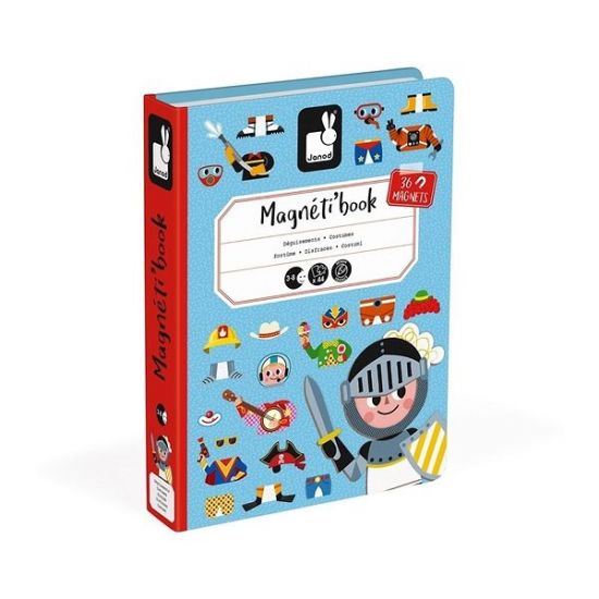 Магнитная книга Janod Наряды для мальчика J02719 Магнитная книга Janod Наряды для мальчика J02719
