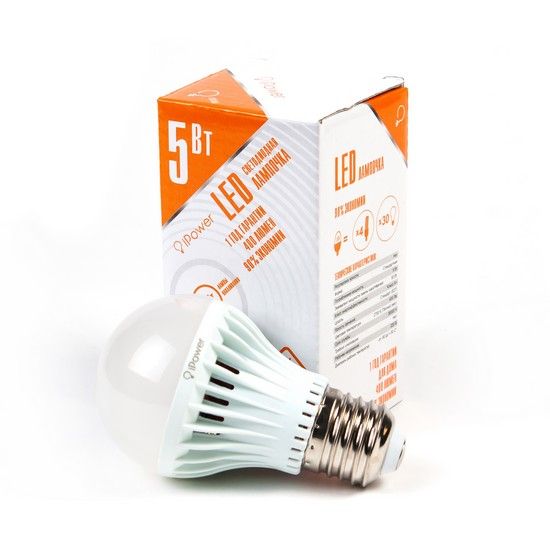 Светодиодная лампа iPower IPHB5W2700KE27 Светодиодная лампа iPower IPHB5W2700KE27