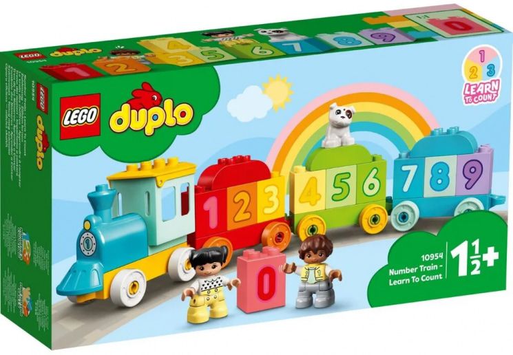 Конструктор LEGO DUPLO Поезд с цифрами - учимся считать