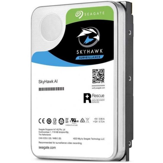 Жесткий диск HDD 12TB Seagate SkyHawk ST12000VE0008 3.5" SATA 6Gb/s 256Mb 7200rpm для систем видеонаблюдения