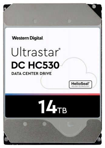 Жесткий диск повышенной надежности HDD 14Tb WD ULTRASTAR DC HС530 512MB 7200RPM SATA3 3,5" WUH721414ALE6L4 0F31284 . Предназначен для ЦОД и горизонтально масштабируемых архитектур с высокими нагрузками