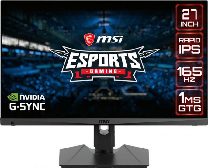 Монитор LCD 27" MSI Optix MAG274QRF, 2xHDMI, DP, 2xUSB, USB-C, Earphone-out, IPS, 2560x1440, 165Hz, 1ms, DCI-P3 94%, G-Sync