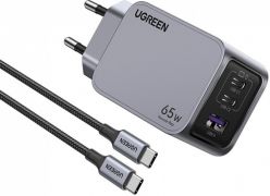 Зарядное устройство Ugreen X755 25871 Nexode Pro 65W/ 2*USB-C/1*USB-A/ GaN Tech Fast Charger