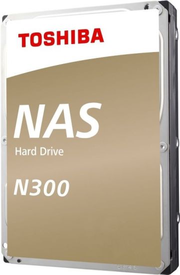 Жесткий диск для систем NAS HDD  8Tb TOSHIBA N300 7200rpm 256Mb SATA3 3,5" MTBF 1млн.часов HDWG480EZSTA