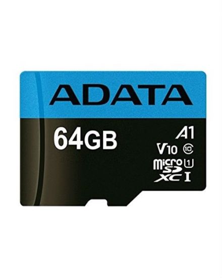 ADATA Premier microSDXC, 64Gb, UHS-I Class 10 A1   SD adapter /