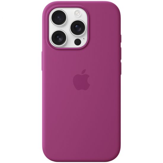 iPhone 16 Pro Silicone Case with MagSafe - Fuchsia,Model A3315