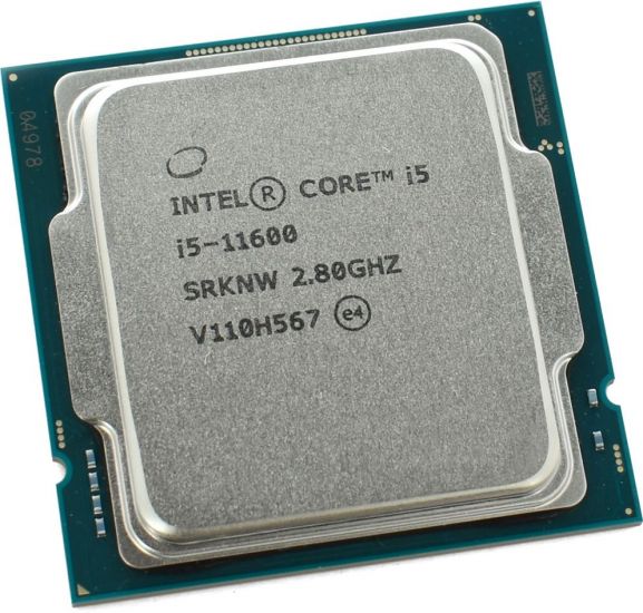 CPU Intel Core i5-11600 2,8GHz (4,8GHz) 12Mb 6/12 Rocket Lake Intel® UHD 750 65W FCLGA1200 Tray (CM8070804491513)