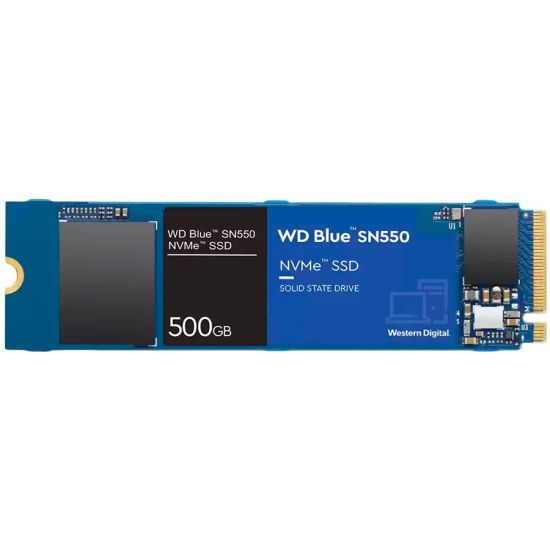 Твердотельный накопитель  500GB SSD WD BLUE 3D NAND M.2 2280 PCI-E R2400Mb/s W1750MB/s WDS500G2B0C