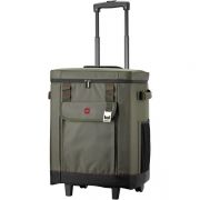 Термосумка на колёсах 2E Picnic 50л, тёмно-оливковая