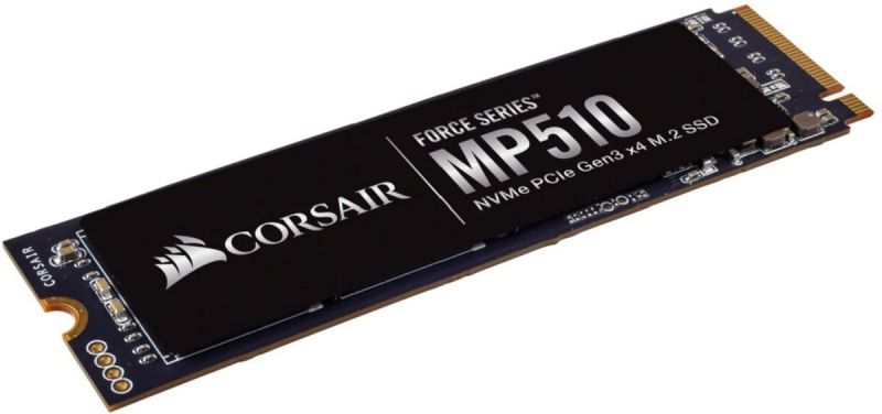 Твердотельный накопитель 480GB SSD Corsair MP510 M.2 2280 R3480Mb/s W2000MB/s CSSD-F480GBMP510B