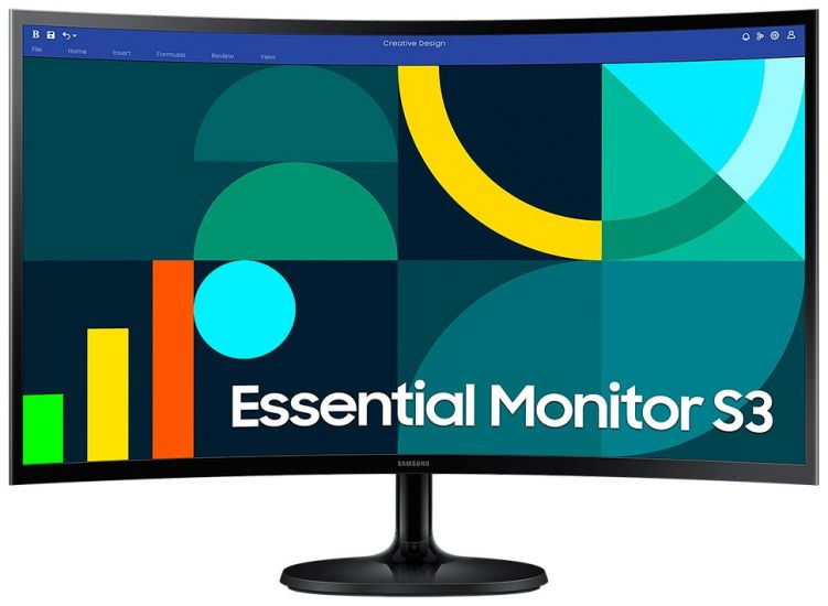 Mонитор 27" Samsung LS27D360GAIXCI Curved /1920x1080/ 100Hz /4ms/ 250кд/м²/ DP, HDMI