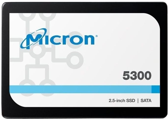 Твердотельный накопитель 480GB SSD Micron 5300 PRO Enterprise SSD 2.5” SATA3 R/W540/410MB\s MTFDDAK480TDS
