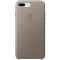iPhone 8 Plus / 7 Plus Leather Case - Taupe