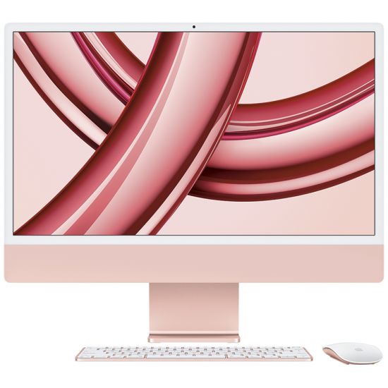 24-inch iMac with Retina 4.5K display: Apple M3 chip with 8‑core CPU and 8‑core GPU, 256GB SSD - Pink,Model A2874