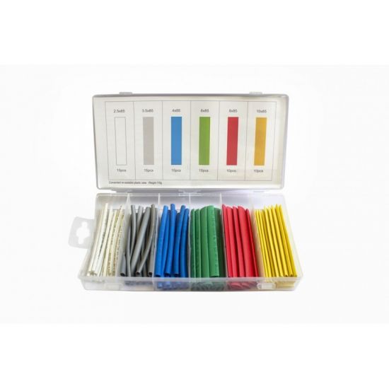 Трубки термоусадочные, 80пр. ROCKFORCE RF-892 48307