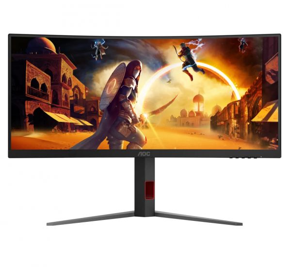 Монитор Игровой 34" AOC CU34G4Z/01/00 VA 3440x1440 240Hz 1ms 400cd/m2 Curved 1500R 2xHDMI 1xDP