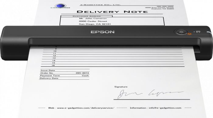 Сканер мобильный Epson WorkForce ES-50 B11B252401, А4, 5,5 сек/А4, питание от USB, 600 DPI x 600 DPI