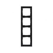 Рамка декор. универсальная 4-постовая Suno Антрацит