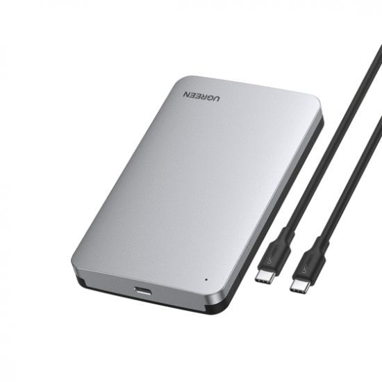 Кейс для SSD/HDD Ugreen CM300 2.5apos;apos; SATA External Hard Drive Enclosure with C To C cable, 70499