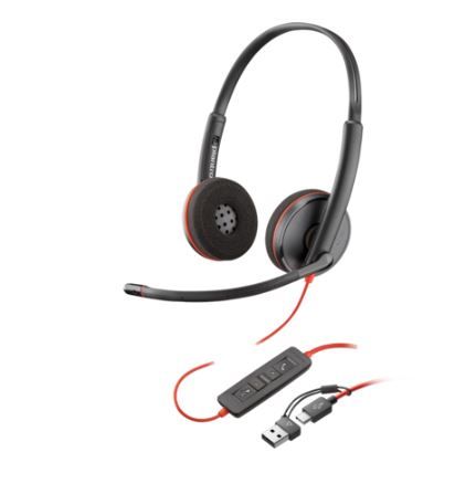 Наушники Poly Blackwire 3220 Stereo USB-C Headset USB-C/A Adapter (8X228AA) Наушники Poly Blackwire 3220 Stereo USB-C Headset USB-C/A Adapter (8X228AA)