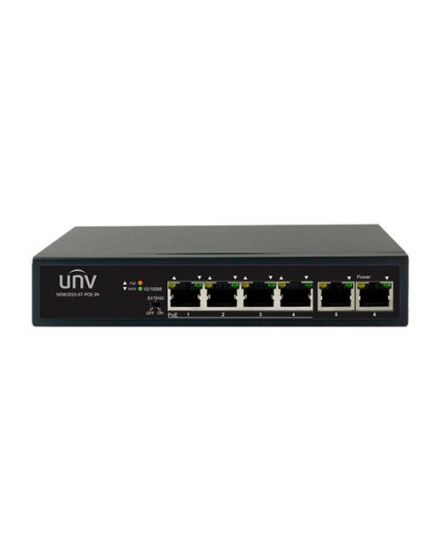 UNV NSW2010-6T-POE-IN 6?100Mbps network ports (RJ45), including 4 PoE ports IEEE802.3,IEEE802.3u,