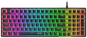 Клавиатура Acer Nitro OKW303 механическая черный/серый USB Multimedia for gamer LED (ZL.KBDCC.01D)