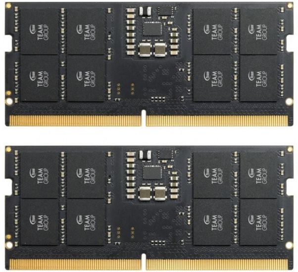 Оперативная память для ноутбука 32GB Kit (2x16GB) 4800MHz DDR5 Team Group ELITE SO-DIMM PC5-38400 CL40 TED532G4800C40DC-S01
