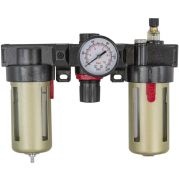 Блок подготовки воздуха с нижним расположением регулятора 1/4"(фильтр-регулятор+лубрикатор). 54420 FK-BC2000