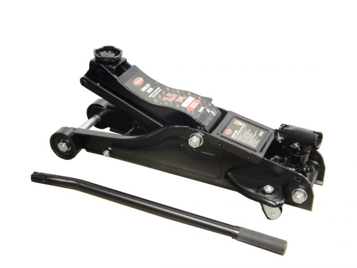 Домкрат подкатной гидравлический 2.5т низкопрофильный с поворотной ручкой 360°   (h min 89мм, h max 359мм), в кейсе ROCKFORCE RF-T825010R(2.5т в кейсе) 19359