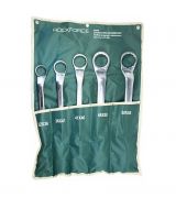 Набор ключей накидных отогнутых на 45грд. 5пр.(32x36,36x41,41x46,46x50,50x55мм), на полотне 51029 RF-5059P