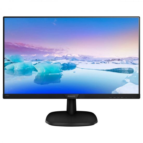 Монитор LCD 23.8'' 16:9 1920х1080(FHD) IPS, nonGLARE, 250cd/m2, H178°/V178°, 10М:1, 5ms, VGA, DVI, HDMI, Tilt, Speakers, Audio out, 2Y, Black