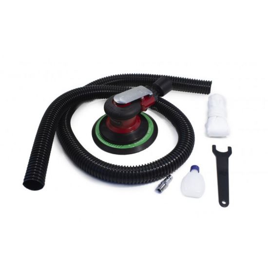 Пневмошлифовальная орбитальная машинка с принудительной системой пылеотвода 6"(150мм,12000об/мин, 128л/мин,6.3Bar) Rock FORCE RF-RP7336S 50370