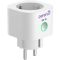Smart Power Plug is a device to control remotely via Wi-Fi connected through it load, measure its power and monitor electrical energy consumption. White color, multi language version.